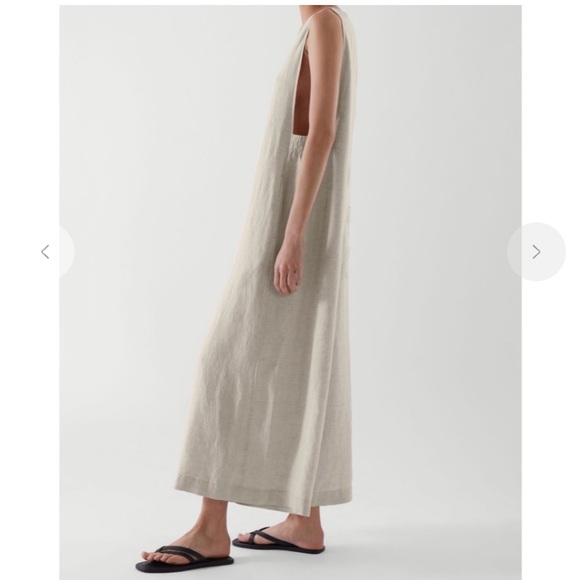 100% Linen Jumpsuit - Picture 3 of 6